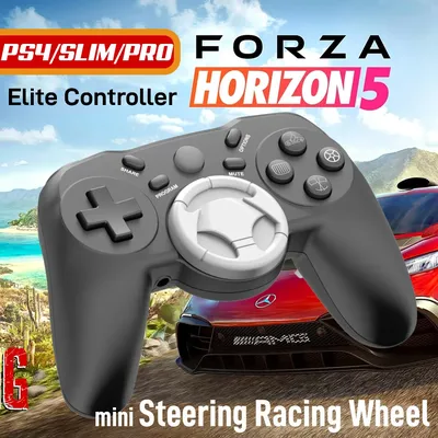 Elite Wireless Controler with Back Button for PS4 / Slim / Pro, Playstation 4 Console Game Controller with Back Paddles