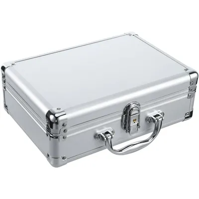 Aluminum Alloy Password Metal Case Lock Tool Small Briefcase Storage Portable Workstation Brief Cases Men Men Money Case