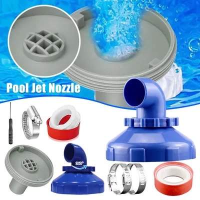 Pool Inlet Nozzle 360° Rotatable Pool Jet Nozzle Swimming Pool Return Jet Replacement for Intex Outlet Pool Nozzle Accessories