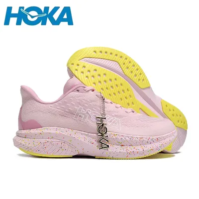 2025 HOKA Mach 6 Men Women Lightweight Running Shoes Elastic Cushioning Sneakers Breathable Outdoor