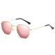 TNDVIC Sunglasses UV400 Protection | Metal Frame Candy Color Lens | for Women Men Outdoor Sports & Driving(pink c5)