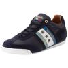 Sneaker PANTOFOLA D´ORO "IMOLA NYLON UOMO LOW", Gr. 46, blau (schwarz navy), Leder, Synthetik, sportlich, Schuhe