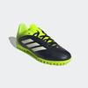 Fußballschuh ADIDAS PERFORMANCE "COPA PURE 3 CLUB KUNSTRASEN KINDER", Gr. 31, core schwarz, cloud weiß, lucid lemon, Synthetik, sportlich, Schuhe, geeignet für harte Untergründe Asche und Kunstrasen