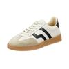 Sneaker GANT "Cuzima", Damen, Gr. 37, weiß (beige, sanftes weiß), Leder, Veloursleder, casual, Schuhe, mit Lederinnenausstattung