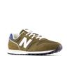 Sneaker NEW BALANCE "373", Gr. 45, woodland, sea salt, schwarz olive, Leder, Textil, mehrfarbig, sportlich, Schuhe