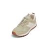 Sneaker MARC O'POLO "aus edlem Rindleder und Mesh-Einsatz", Damen, Gr. 42, smooth sage, silky stone, Obermaterial: 80% Polyester, 20% Leder, unifarben, Schuhe