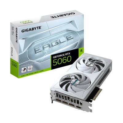 GIGABYTE Grafikkarte "GeForce RTX 5060 EAGLE OC ICE 8G Grafikkarte - 8GB GDDR7, 128bit, PCI-", weiß, neutral, Grafikkarten Image
