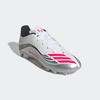 Fußballschuh ADIDAS PERFORMANCE "F50 MESSI CLUB KUNSTRASEN NEUERER GENERATION, HART- UND ASCHENPLÄTZE", Gr. 34, cloud weiß, lucid rot, silber metallic, Synthetik, sportlich, Schuhe, geeignet für Rasen- und Kunstrasenplätze