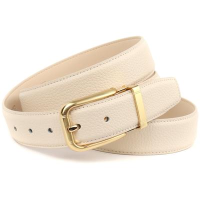 Ledergürtel ANTHONI CROWN, Damen, Gr. 110, beige, Rindsleder, casual, Gürtel Image