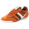 Sneaker PANTOFOLA D´ORO "VASTO NYLON UOMO LOW", Gr. 46, orange, Leder, Synthetik, sportlich, Schuhe