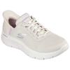 Slip-On Sneaker SKECHERS "GO WALK FLEX-GRAND ENTRY", Damen, Gr. 40, weiß (sanftes weiß), Textil, sportlich, Schuhe, Slipper mit Slip-ins zum Schlupfen
