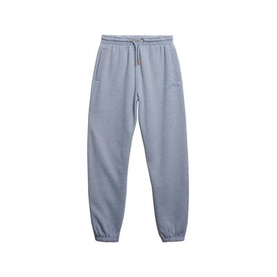 Sweathose SUPERDRY "ESSENTIAL LOGO JOGGER HB", Damen, Gr. L, N-Gr, blau (blau fog marl), Sweatware, Obermaterial: 60% Baumwolle, 40% Polyester, meliert, casual, lang, Hosen Image