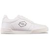 Sneaker LOTTO, Gr. 49, schwarz-weiß (weiß, schwarz), Synthetik, clean, sportlich, Schuhe, - ideal zu kombinieren