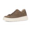 Slip-On Sneaker GABOR, Damen, Gr. 37, braun (braun, bronzefarben), Veloursleder, sportlich, Schuhe, Freizeitschuh, Halbschuh, Slipper mit funkelnden Schmuckelement