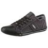 Sneaker MUSTANG SHOES, Herren, Gr. 47, grau (dunkelgrau), Textil, sportlich, Schuhe, mit Mustang Markenlabel, Freizeitschuh, Halbschuh, Schnürschuh