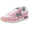 Sneaker NEW BALANCE "373", Gr. 38, pink taffy, rose sugar, castlerock, Leder, Textil, mehrfarbig, sportlich, Schuhe