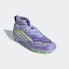 Fußballschuh ADIDAS PERFORMANCE "F50 SPARKFUSION LEAGUE FESTE BÖDEN/KUNSTRASEN E KINDER", Gr. 36, violet tone, lucid lemon, lila rush, Synthetik, Textil, sportlich, Schuhe, geeignet für Rasen- und Kunstrasenplätze