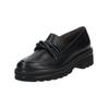 Slipper PAUL GREEN "Paul Green Slipper Glattleder", Damen, Gr. 38,5, schwarz, Glattleder, casual, Schuhe