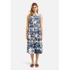 Sommerkleid SMITH & SOUL, Damen, Gr. L, US-Größen, blau (night blau print), Material: 100% Baumwolle, bedruckt, gemustert, casual, slim fit normal, Rundhals, ohne Ärmel normaler Saum, Kleider, mit Taschen
