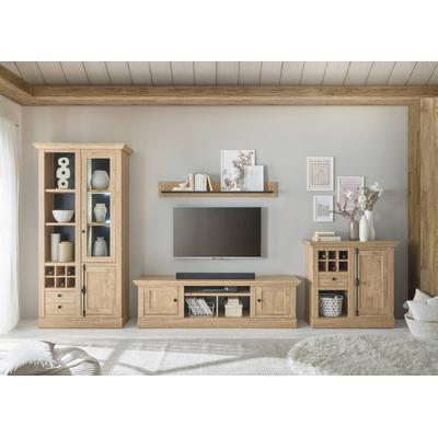 TV-Wohnwand 4-teilig 424 cm Eiche gebürstet Optik Cardiff Image