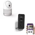 Kit di 2 telecamere motorizzate collegate con autotracking - WelcomeEye Look 531051 (per interni) +