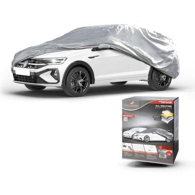 Abdeckplane Auto All Weather Basic, Autoplane Vollgarage SUV Größe S, Autoabdeckung silber Image
