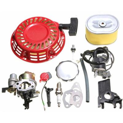 Für Honda GX160 GX200 5.5HP Motor Kit Vergaser Rückstoß Zündspule Zündkerze Luftfilter Image