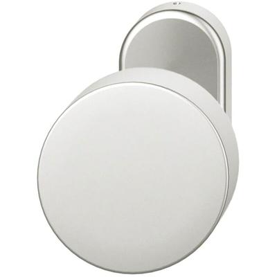 FSB - fh Türknauf ø 50mm 070829 mit Rosette - Türknopf fest vernietet, Aluminium silber eloxiert Image