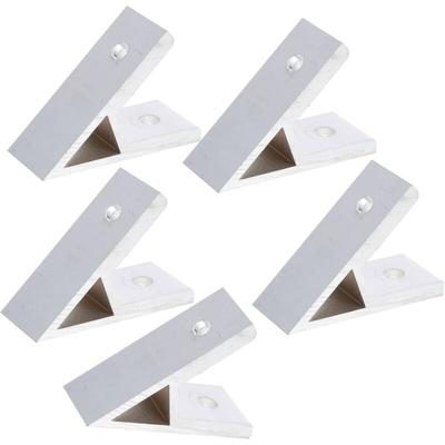 Ccykxa - 5 Stück 45-Grad-Halterung, Winkelcode, T-Nut, Eckhalterung, Verbinder, Aluminiumprofil, Image