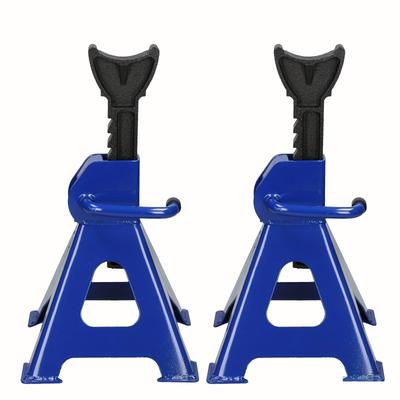 TEMU Pair Of 3 Ton Axle Stands For Car Van 4x4 Garage Workshop Steel Construction Support Lift 29-43cm, Pack Of 2 Heavy Duty Image