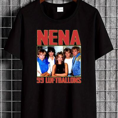 TEMU Band Graphic T-shirt - 99 Lift Tallins Vintage Design, Black Unisex , Soft Breathable Fabric, Regular Fit Casual Top For Casual Attire, Apparel, Classic Round Neckline, Durable Print Quality Image