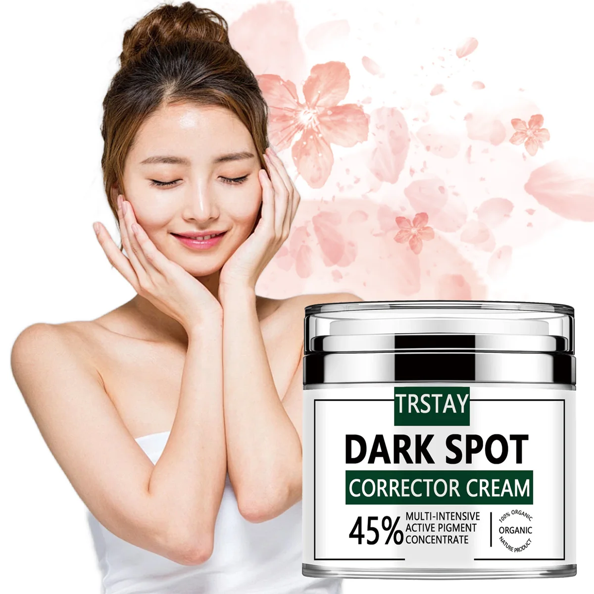 TRSTAY Light Spot-Creme zur Aufhellung und Reparatur alternder Haut, sorgt für langanhaltende Ernährung und Feuchtigkeit Image