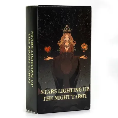 2024 Neue Sterne Linghting Up The Ninght Tarot Deck Karten Wahrsagerei Deck Englisch Oracle Brett Image