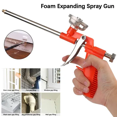 Polyurethane Foam Gun Foam Glue Gun Glue Sealant Specia Bubble Tool Metal Foam Expanding Spray Gun Home Accessories