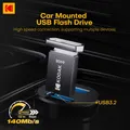 Kodak Chiavetta USB montata su auto 32gb 64gb 128gb USB3.2 Gen 1 Mini Pendrive U-disk in metallo per