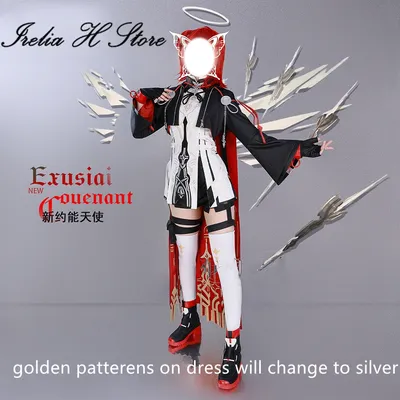 Irelia H exusiai Covenant Arknights Exusiai the New Covenant Cosplay Kostüm für Frauen Spiel Image