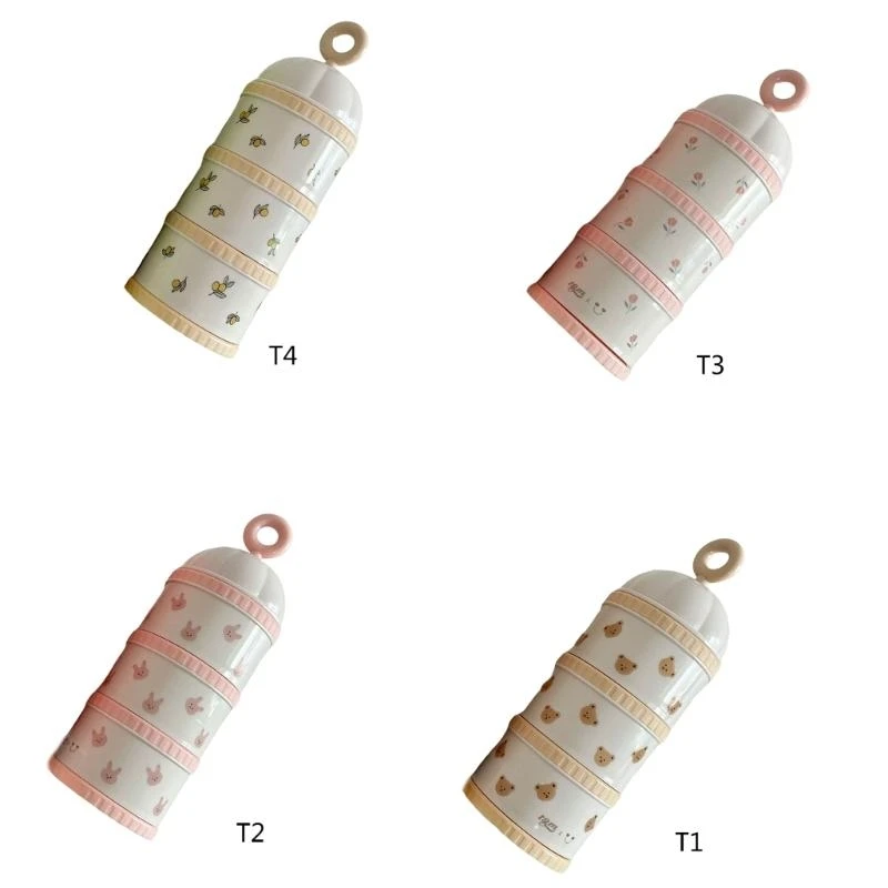 Formelspender Box Infant Komplementäres Lebensmittelspeicherbox tragbarer Milchpulver Behälter Carry Hülle für Kleinkindreise Image