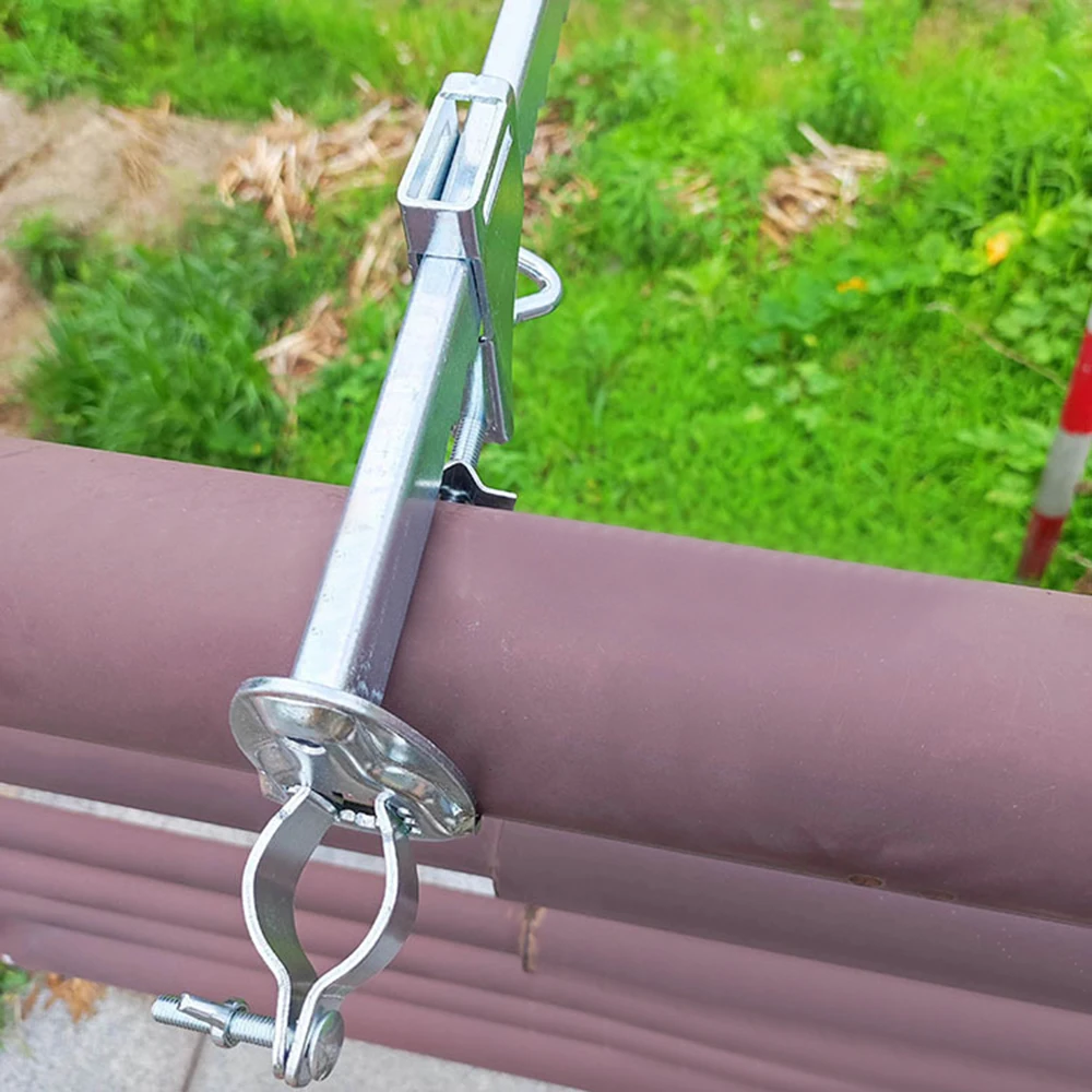 1Pc Langlebige Metall Strand Terrasse Regenschirm Klemme 328x92x50mm Rost Widerstand Sonnenschirm Halter Regenschirm Gras anker Schnelle Montage Image