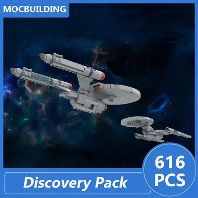 Entdeckung Pack Modell Moc Bausteine Diy Montieren Ziegel Raum Pädagogisches Kreative Sammlung Display Spielzeug Geschenke 616PCS Image