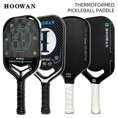 HOOWAN Pickleball Paddle Thermoformed T700 Carbon Fiber Rough Surface Pickle Ball Racket 16MM