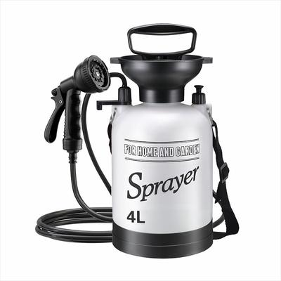 Portable Camping Shower, 10 Spray Modes, Insulated Pressure Sprayer, Warm Water Outdoor Shower for Hiking, Beach, Pet Washing