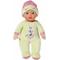 Zapf Creation® 832271 - BABY born Sleepy for babies green 30cm, Puppe mit Rassel im Inneren, Stoffpuppe für Babys - Zapf