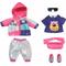 Zapf Creation® 830031 - BABY born Deluxe Fahrrad Set, Puppenkleidung, 43cm - Zapf