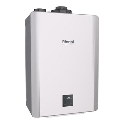 Rinnai SENSEI RXP160iN Natural Gas / Liquid Propane Wall-Mounted Indoor / Outdoor Tankless Water Heater with Recirculation Pump - 120V, 160,000 BTU, 9.0 GPM