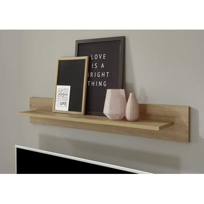 Wandregal INOSIGN "Torge, Wandboard, Wandhalter, Hängeregal, Dekoregal", braun (eiche artisan dekor), B:107cm H:20cm T:17cm, FSC-zertifizierter Holzwerkstoff, Regale, skandinavisches Design, Ablagefläche, für kleine Räume, Breite 107 cm Image