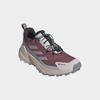 Wanderschuh ADIDAS TERREX "TERREX TRAILMAKER 2 GORE-TEX SPEED LACE", Gr. 38, quiet crimson, preloved fig, grau two, Textil, Synthetik, sportlich, Schuhe, wasserdicht, Topseller