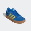 Sneaker ADIDAS SPORTSWEAR "VL COURT 3.0 KIDS", Gr. 40, blau (bright royal, pure sulfur, gum10), Leder, Synthetik, sportlich, Schuhe, inspiriert vom Design des adidas samba
