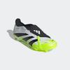 Fußballschuh ADIDAS PERFORMANCE "PREDATOR LEAGUE FOLD-OVER TONGUE FG/MG", Gr. 44,5, bunt (cloud weiß, core schwarz, lucid lemon), Synthetik, sportlich, Schuhe, geeignet für Rasen- und Kunstrasenplätze