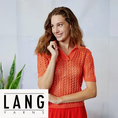 Strickanleitung – Kurzarmpullover Ankea aus Lang Yarns Ananas Image