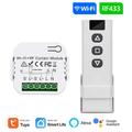 Tuya Interruttore per Tapparelle Smart WiFi + RF433 con Telecomando